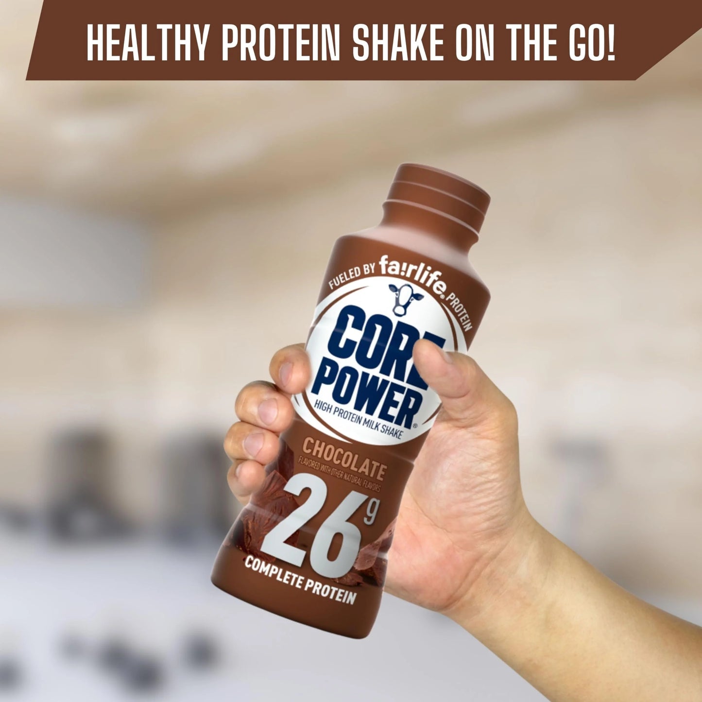 Core Power Milk Shake, High Protein, Chocolate