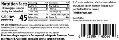 ThinSlim Foods Zero Net Carb Keto Bread | Low Carb Bread | Plain (Pack of 1)